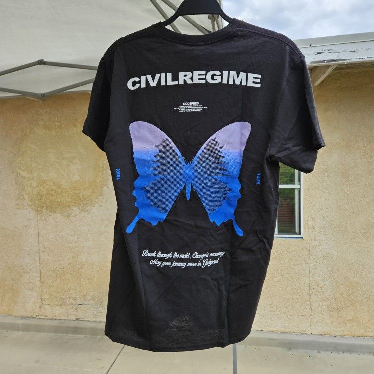 Civilregime Tee Shirt Men's Size M NEW