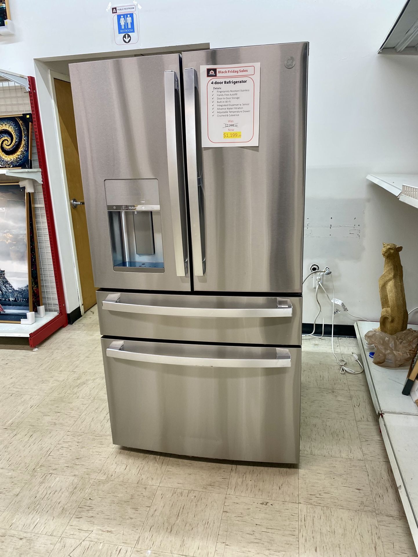 4 Door Refrigerator $1,199