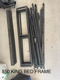 King Bed Frame & Ninja Coffee Maker