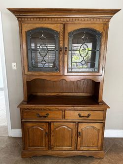 Free oak hutch