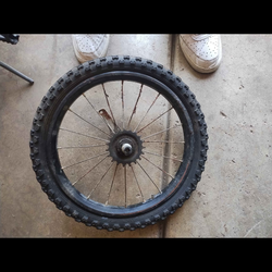 Bike rim and tire