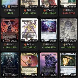 MTG Final Fantasy Rares/Mythics