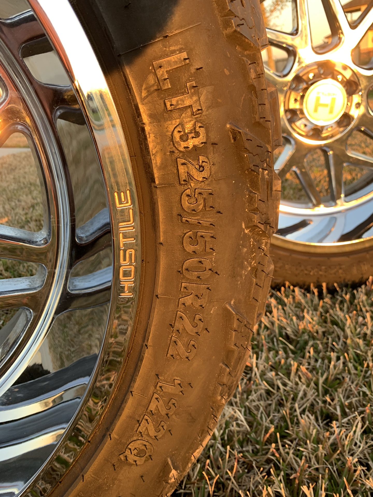 22x12 hostile sprockets chrome for Sale in Needville, TX OfferUp