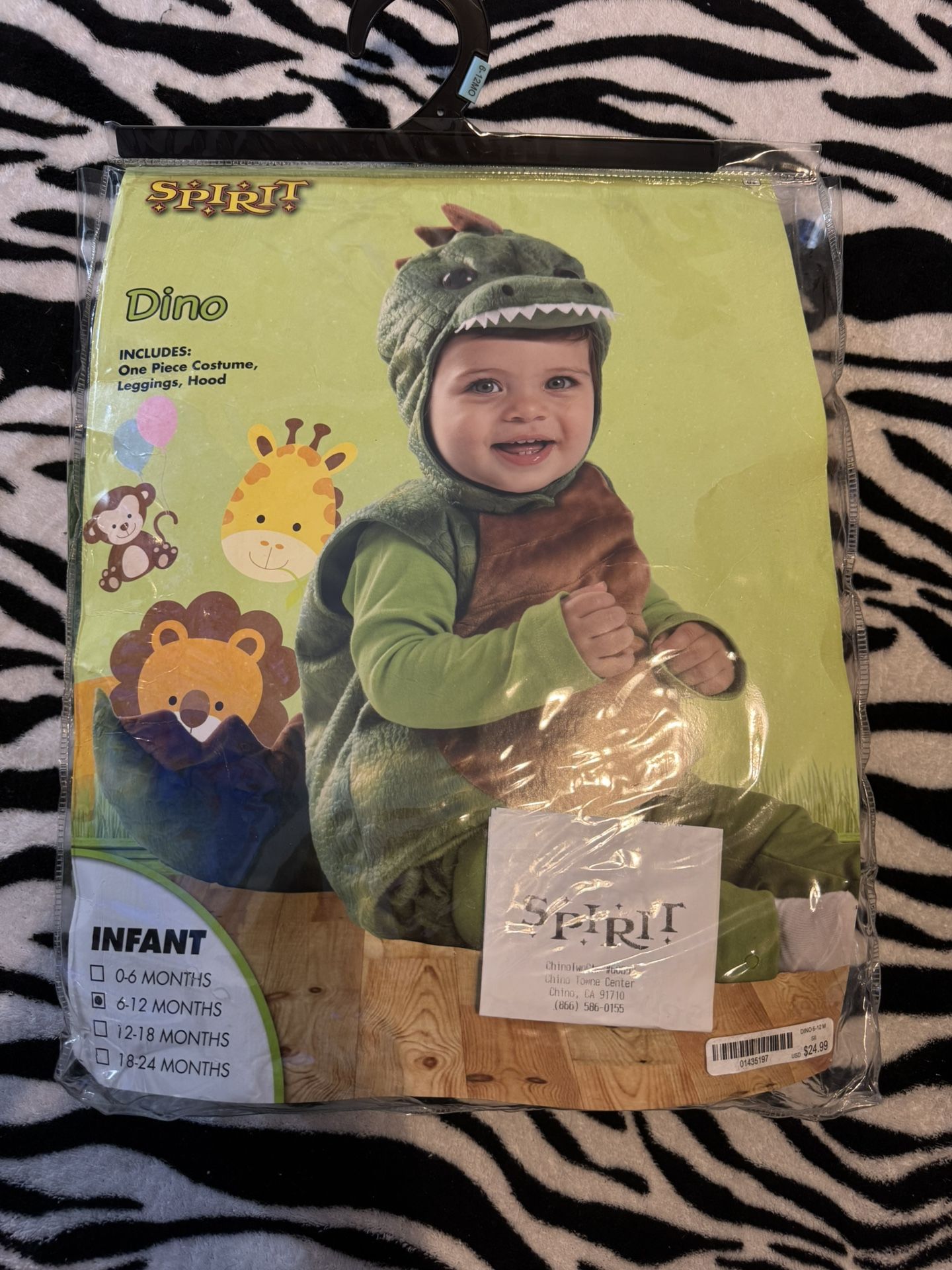 Spirt Baby Dino Size 6-12 Months