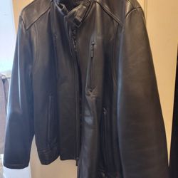 Calvin Klein Leather Jacket 