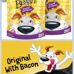 New Purina Beggin' Strips Dog Treats, Original With Bacon Flavor - (Pack of 2) 26 oz. Pouches