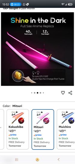 Light up Sword
