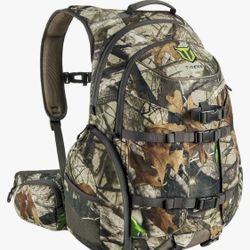 TIDEWE Hunting Backpack, Waterproof Camo Hunting Pack with Rain Cover, Long-Lasting Large Capacity Hunting Day Pack for Rifle Bow Gun (Next Camo G2)