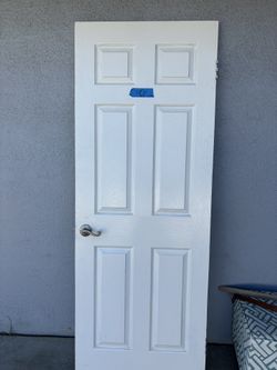 White and Brown Door