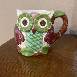 Owl Teapot And Owl Cup