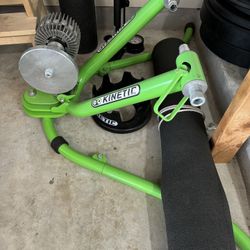 Kinetic Bike Trainer With Mat And Bluetooth Sensor (orig. $400)