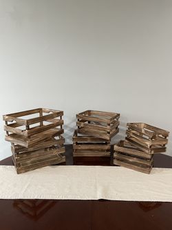 Wooden Nesting Crates