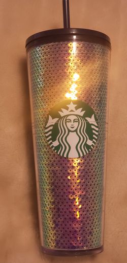 Starbuck's purple sequin tumbler