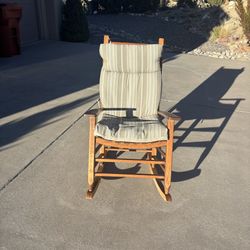 Rocking Chair With Cushion