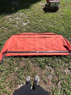 Orange sunbrero awning