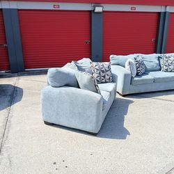 Couch and Loveseat Set