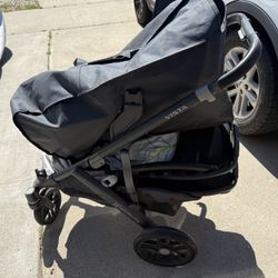UPPAbaby Vista Double Stroller with Bassinet
