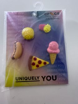 Title: Crocs Jibbitz Food Charms – 5-Piece Set – New in Package