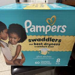 Diapers Pampers 60 Pieces Size 8