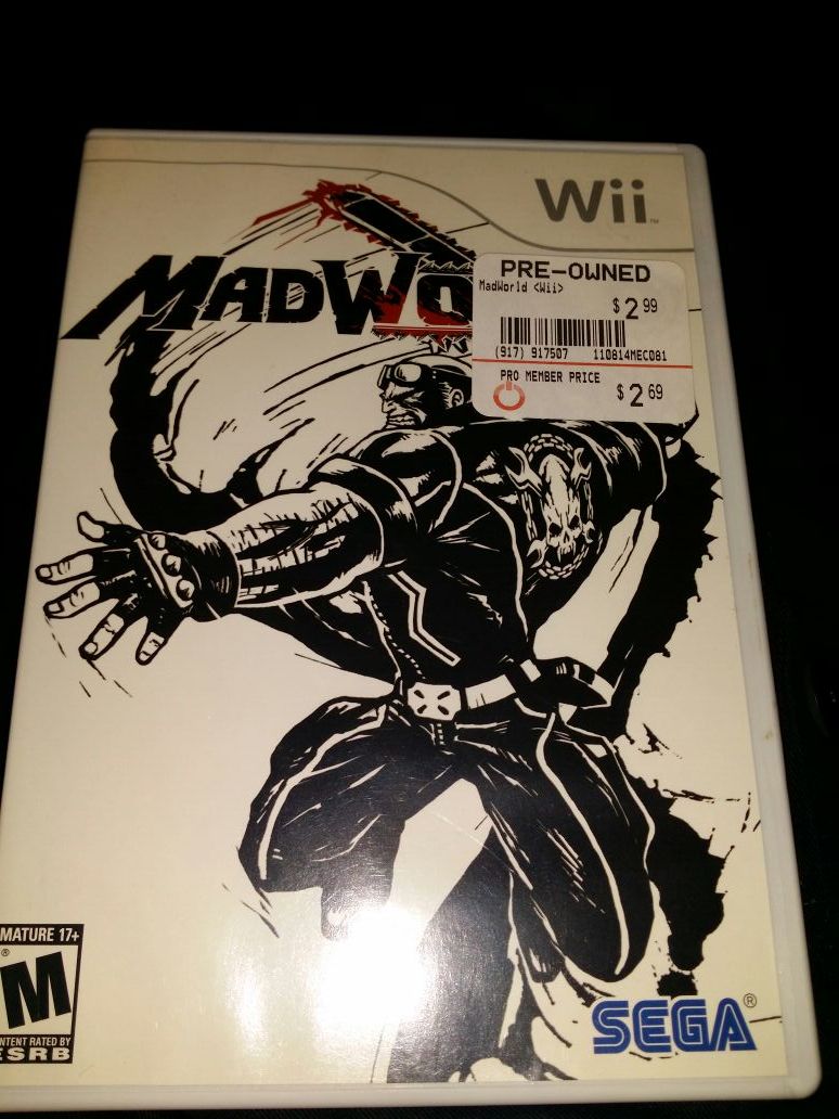 Nintendo Wii MadWorld SEGA Video Games for sale