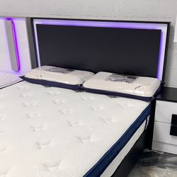 Brand New Queen Bed with Mattress / Cama Queen con Colchon … Fast 🚚