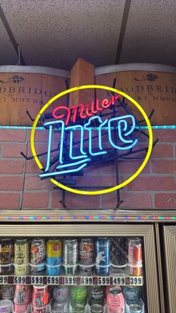 Miller light neon