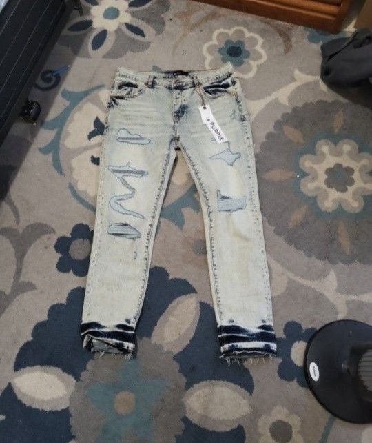 Purple Jeans Size 36