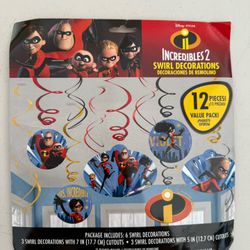 Party Decorations Package The Incredibles 2 NEW