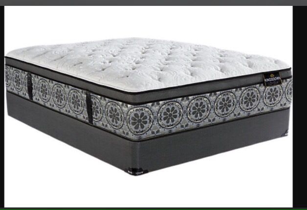 Kingsdown loyala king pillowtop mattress set