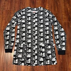 Vintage 1997 Betty Boop Long Sleeve Nurse Work Uniform Size Small Preowned Good!  