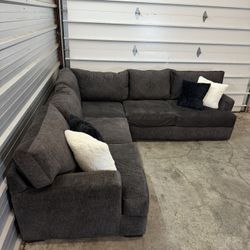 Dark Gray Sectional Couch