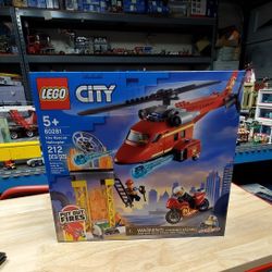 Lego City Fire Rescue Helicopter
