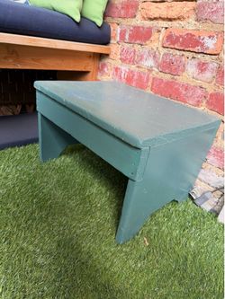 Wood step stools/seats/plant stands
