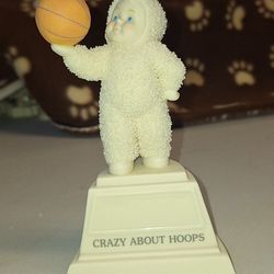 Department 56 Snowbabies Personalize Crazy About Hoops Figurine A61F048