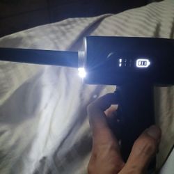 Compressed air dust collector - 3-gear adjustable 10,000 RPM electric air dust collector with LED light, rechargeable cordless air blower for cleaning