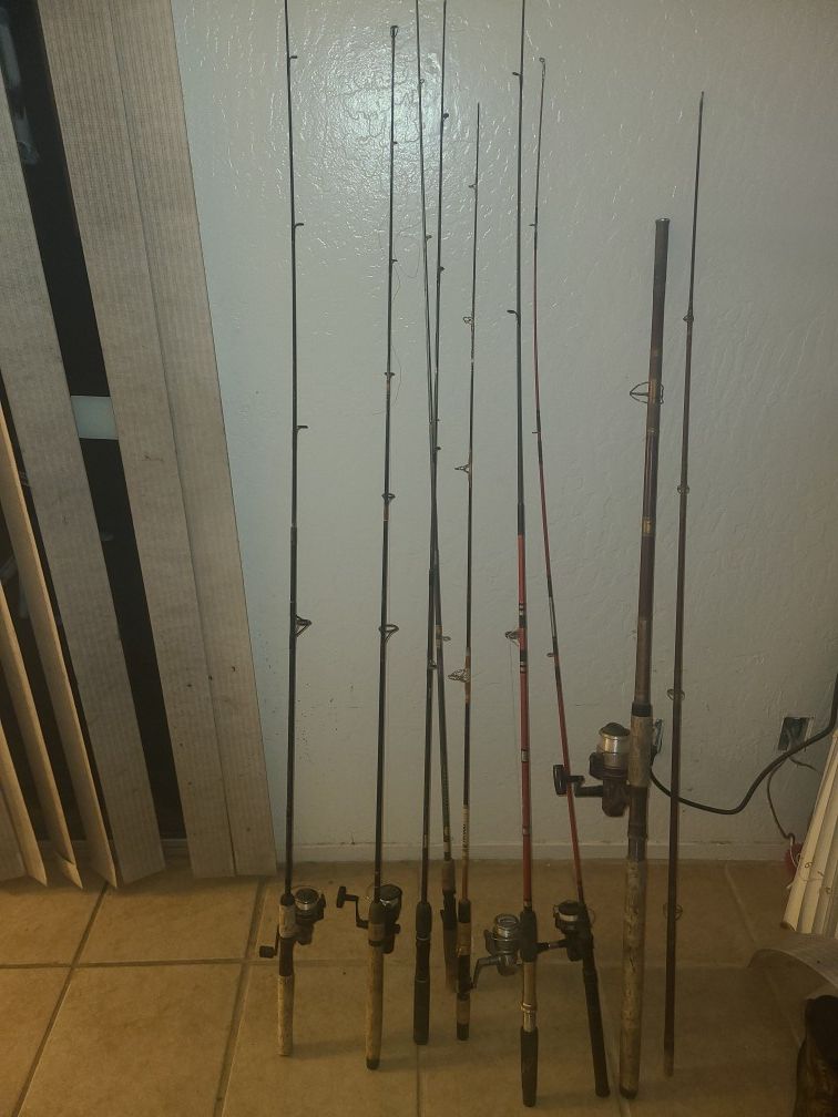 Fishing poles