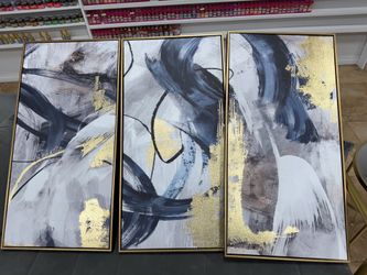 3 wall art frames