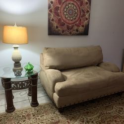 Love Seat /bed And Side Tables