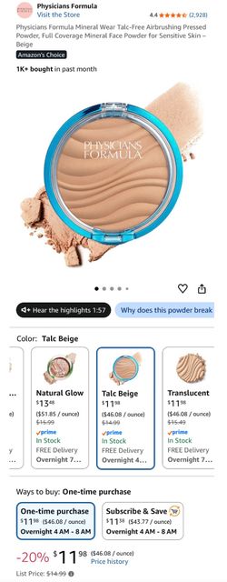 Physicians formula pressed powder