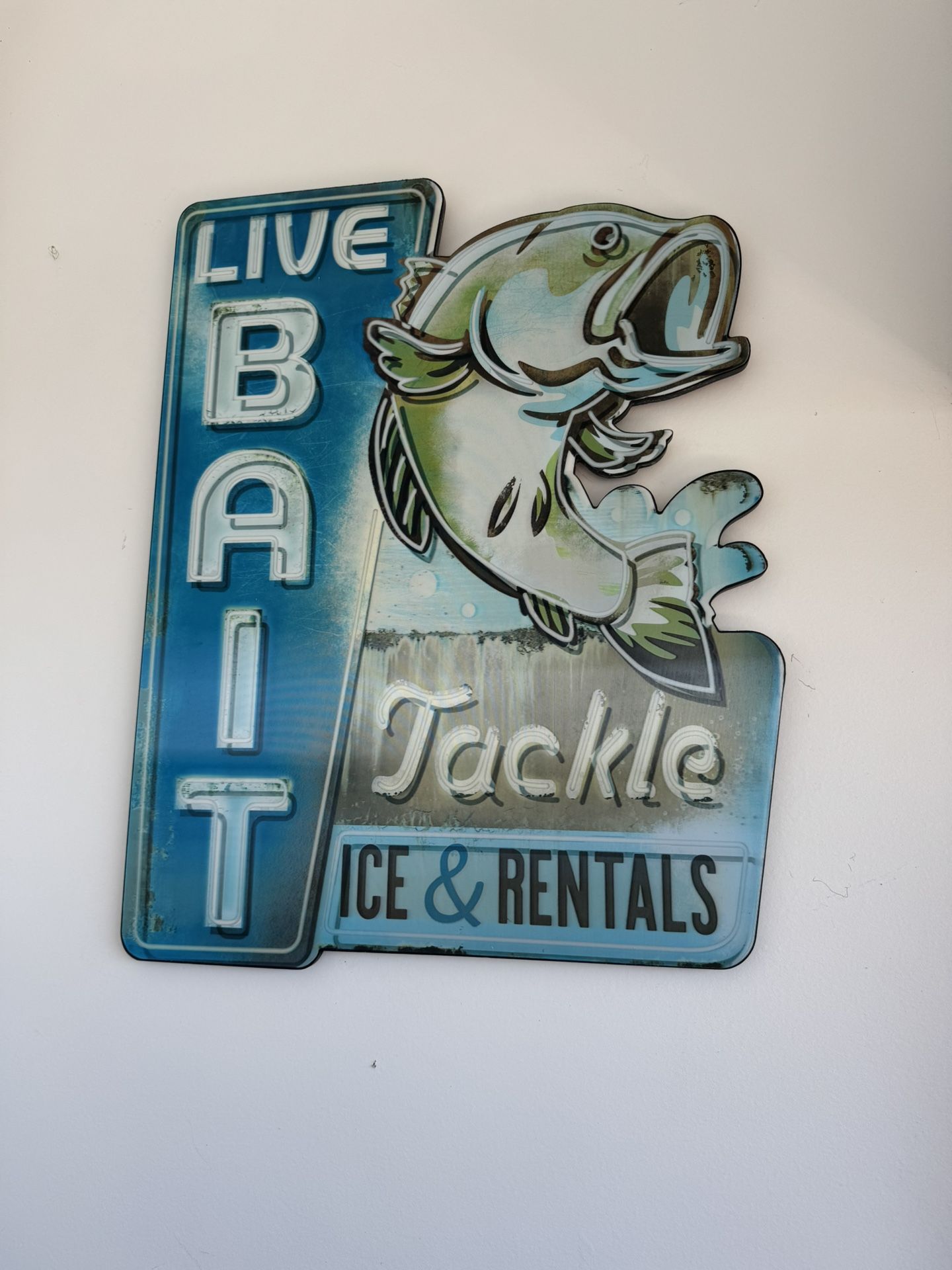 live bait fish decor