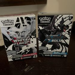 Pokémon Black Bolt And White Flare Booster Bundle!