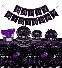 Brand New Vesici 171-Piece Happy Birthday Party Supplies Set