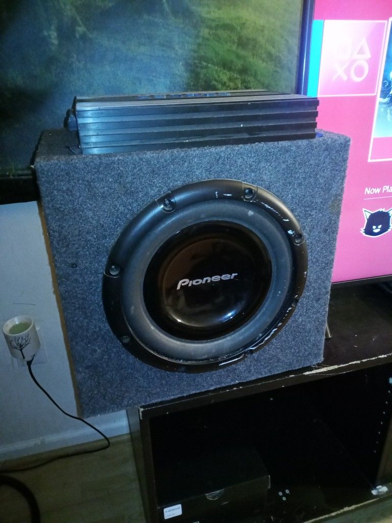 Subwoofer and Amplifier (1100 watts)