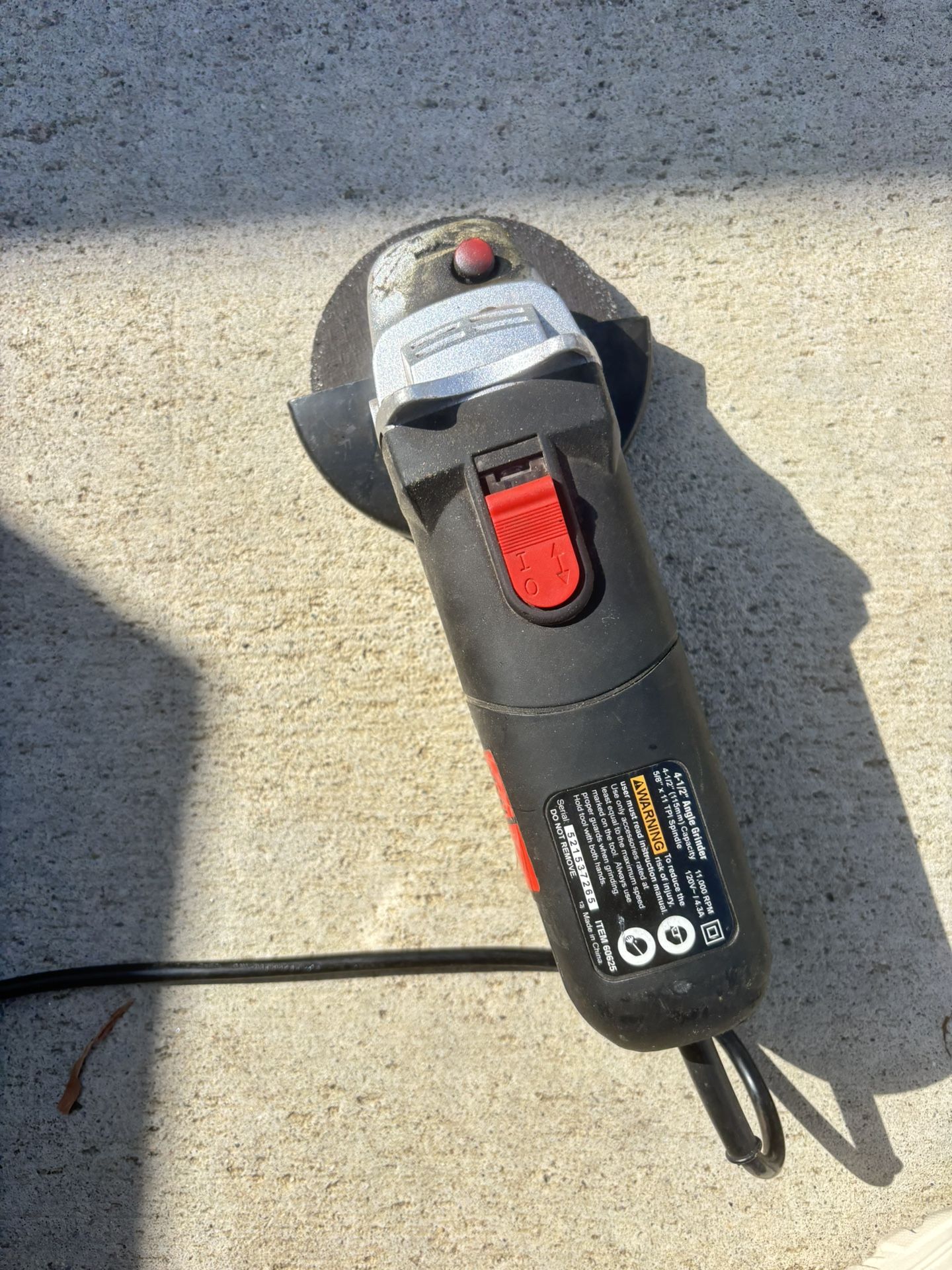 Drill Master 4 1/2" Angle Grinder 