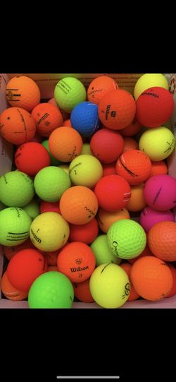 Matte Color Golf Balls 15 Balls For $10 