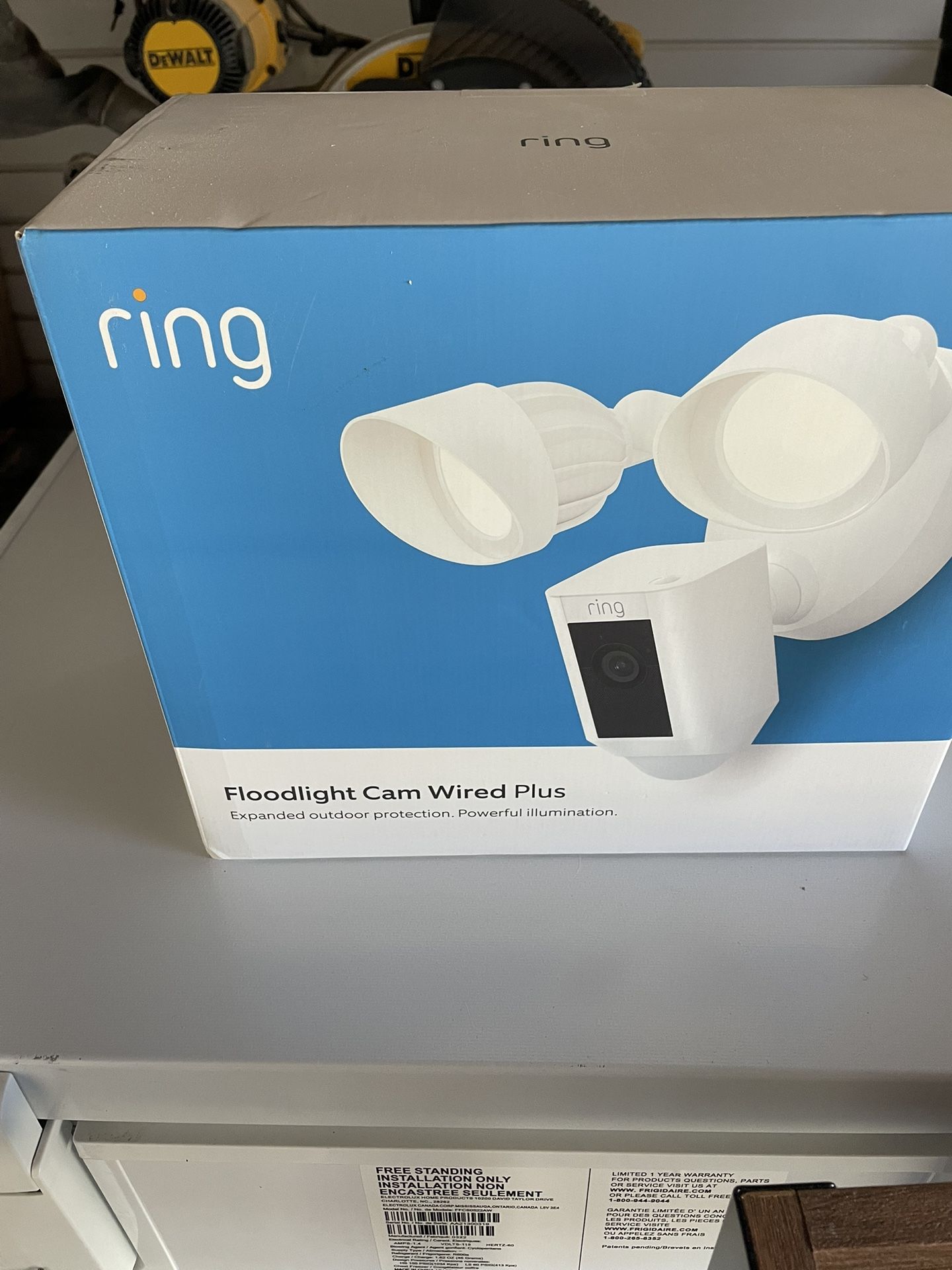 Ring Flood Light. Box Never Opened.