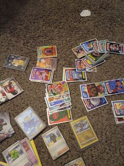 Mixed Trading Card Lot Pokémon and Garbage Pail Kids