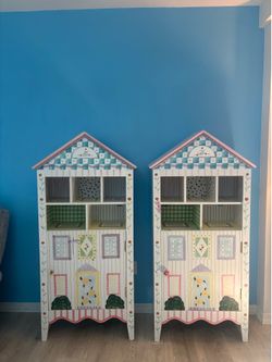 Whimsical Dollhouse Toy Storage Shelf