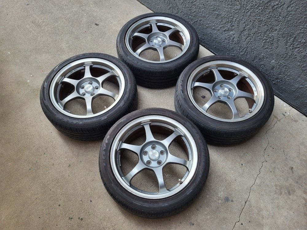 SSR Type C Competition 17 Inch Rims Wheels Made In Japan 5x100