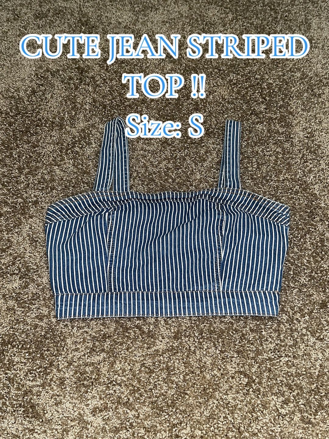 Jean Striped Top !!